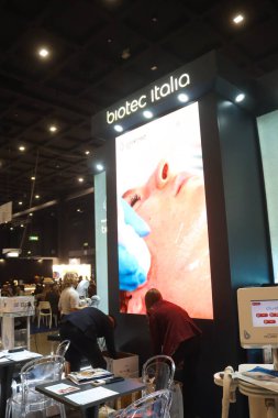Milan (Italy), October 9, 2025 - Activity on the first day of the 27th edition of the Agora Congress, organized by the Italian Society of Aesthetic Medicine. (edson de souza\thenews2)      