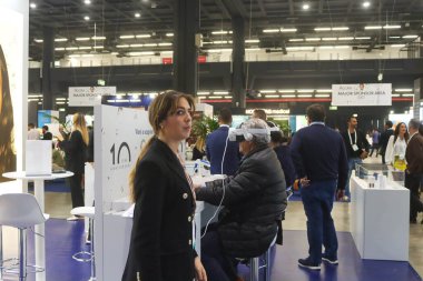 Milan (Italy), October 9, 2025 - Activity on the first day of the 27th edition of the Agora Congress, organized by the Italian Society of Aesthetic Medicine. (edson de souza\thenews2)      
