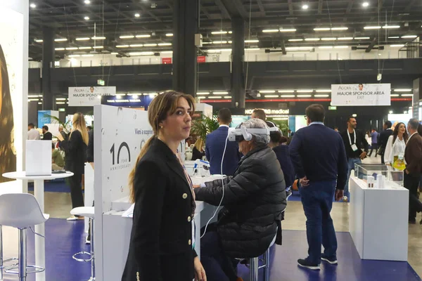 Milan (Italy), October 9, 2025 - Activity on the first day of the 27th edition of the Agora Congress, organized by the Italian Society of Aesthetic Medicine. (edson de souza\thenews2)      