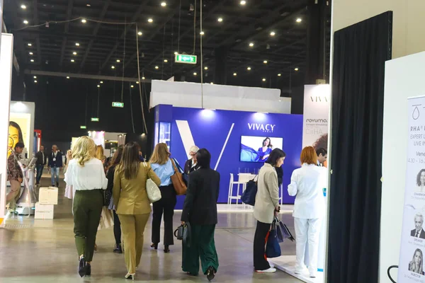 Milan (Italy), October 9, 2025 - Activity on the first day of the 27th edition of the Agora Congress, organized by the Italian Society of Aesthetic Medicine. (edson de souza\thenews2)      