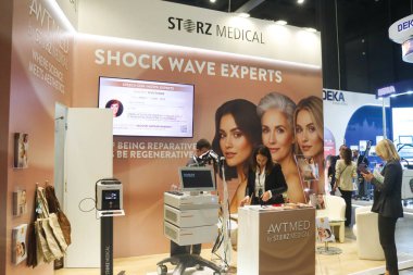 Milan (Italy), October 9, 2025 - Activity on the first day of the 27th edition of the Agora Congress, organized by the Italian Society of Aesthetic Medicine. (edson de souza\thenews2)      