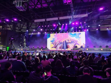 Sao Paulo (SP), 10/09/2025 - Opening of the Brasil Game Show, the largest electronic games event in Brazil, which takes place in the Anhembi district of Sao Paulo until Sunday, the 12th. (leandro chemalle\thenews2)     