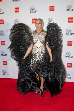 October 08, 2025, New York, New York, USA: Sarah Jessica Parker attends the 2025 New York City Ballet Fall Fashion Gala at David H. Koch Theater at Lincoln Center on October 08, 2025 in New York City. (m10s\thenews2)