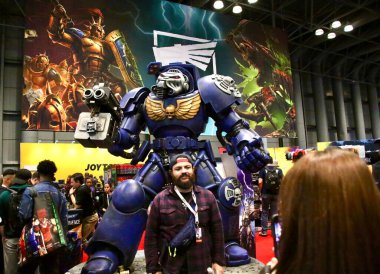 October 9, 2025, New York, USA: Comic con fans crowd the New York Comic Con 2025 which is taking place at Jacob K. Javits Convention Center in New York from October 9th to the 12th. (niyi fote\thenews2)       