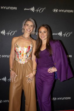 (NEW) GLAAD's 40th Anniversary Gala. October 10, 2025, New York, New York, USA: Emily Tisch Sussman (L) attends GLAAD's 40th Anniversary Gala at Cipriani 25 Broadway on October 10, 2025 in New York City. (m10s\thenews2)