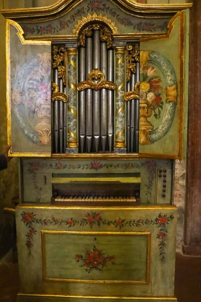 Milan (Italy), October 11, 2025 - Art / Wolfgang Amadeus Mozart / Basilica of San Marco - During his stay in Italy, between January 1770 and November 1772, Mozart lived in the canonical part of the Basilica and played the church organ numerous times