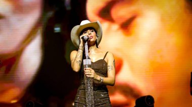 sao paulo(sp), 10/11/2025 show/ana/castela/sp - show by singer ana castela, at suhai music hall, in sao paulo, on the night of this saturday, october 11, 2025. (Milene Cardoso/Thenews2) 