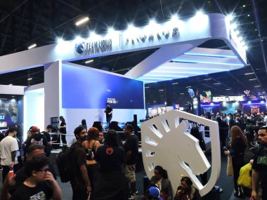 Sao Paulo (SP), October 11, 2025 - Technology/Games/BGS - Crowd movement on the third day of the Brazil Game Show in the Anhembi district. Thousands of players line up to test games from Nintendo, Sega, PlayStation, Konami (leandro chemalle/thenews2)