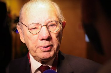 Sao Paulo (SP), October 13, 2025, CEBC/conference/annual/business/Brazil/China/SP - Ambassador Rubens Barbosa participates in the annual Brazil-China business conference, hosted by CEBC. Renaissance Sao Paulo Hotel (marcelo estevao/thenews2)