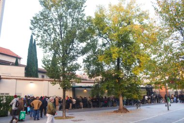 Milan (Italy), October 13, 2025 - Support for the Needy/Opera San Francesco per i Poveri - Opera San Francesco per i Poveri in Milan provides support and offers various types of services to those in need, including meals (edson de souza\thenews2)