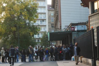 Milan (Italy), October 13, 2025 - Support for the Needy/Opera San Francesco per i Poveri - Opera San Francesco per i Poveri in Milan provides support and offers various types of services to those in need, including meals (edson de souza\thenews2)