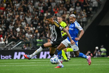 Belo Horizonte (BH), 10/15/2025 - Football / Atletico MG / Cruzeiro - Player Ruan Tressoldi, during a match between Atletico Mineiro and Cruzeiro, valid for the 2025 Minas Gerais Championship, held at Arena MRV (Paulo Ti\thenews2)    