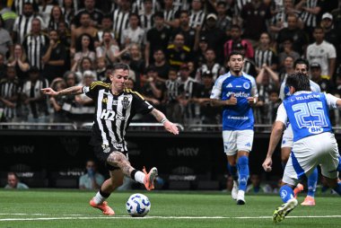 Belo Horizonte (MG), 10/15/2025 - Brasileirao 2025 / Atletico-MG / Cruzeiro-MG - match between Atletico and Cruzeiro, held at the Arena MRV Bernard stadium of Atletico and Villalba of Cruzeiro (Paulo Ti\thenews2)    