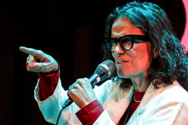 sao paulo (sp), 10/15/2025, zelia/duncan/biblioteca/municipal/mario/andrade/sp - zelia duncan, singer and composer, participated in the sounds & lyrics program, promoted by the mario de andrade municipal library (marcelo estevao/thenews2)