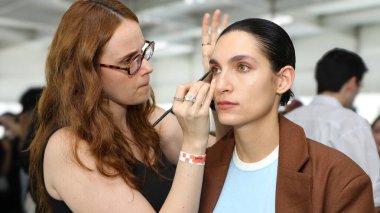 Sao Paulo (SP), 10 / 16 / 2025 - Marina Bitu defilesinde güzellik / sosyal / marinabitu sosyal ve güzellik, Sao Paulo Moda Haftası - SPFW N60, Pacubra, Ibirapuera Park, Sao Paulo, bu Perşembe, 16 Ekim 2025)   