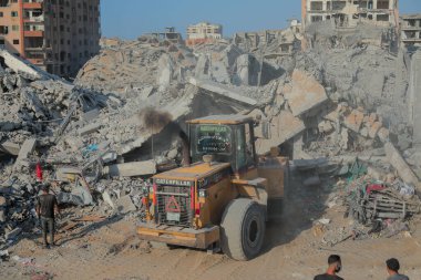 Tal Al-Hawa enkazından Ölü Dr. Ghada Rabah 'ın Kurtarılması. 16 Ekim 2025 