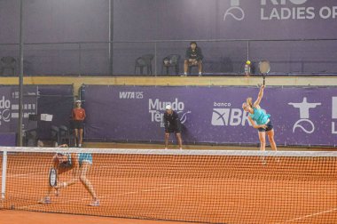 Rio de Janeiro (rj), 10 / 17 / 2025 - Rio de Janeiro şehrindeki Techset akademisinde düzenlenen rio de janeiro yarı finallerinde oynayan Tina Smith 'in oynadığı bir maç sırasında. (Gabby costa\ the newws2)