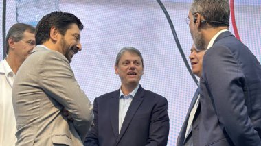 Sao Paulo (SP), 10 / 16 / 2025 - Vali Tarcisio de Freitas / Açılış / Enstitü / Brande - Sao Paulo Valisi, Tarcisio de Freitas, Brande Pazfish Enstitüsü 'nü ziyaret etti. (oslaim brito\ the new 2color)   