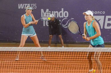 Rio de Janeiro (rj), 10 / 17 / 2025 - Rio de Janeiro şehrindeki Techset Akademisi 'nde düzenlenen rio de Janeiro yarı finallerinde futbolcu Miriana tona ters vuruş yaptı. (Gabby costa\ the newws2)