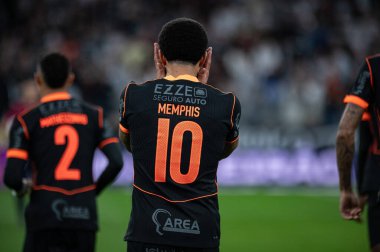 Sao Paulo (sp), 10 / 18 / 2025 - brasileirao / corinthians vs atletico-mg - memphis depay in Corinthians ve atletico-mg arasında oynanan maç, Brezilya futbol şampiyonasının 29. (ronaldo barre to\ the new 2)