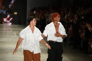 Sao Paulo (SP), 10 / 18 / 2025 - Sao Paulo Moda Haftası 'nda moda / şov / petrol palmiyesi Dendezeiro markası - SPFW N60, Sao Paulo' daki Pacubra 'da, bu Cumartesi, 18 Ekim 2025. (Fabricio Bomjardim / The Newws2) 