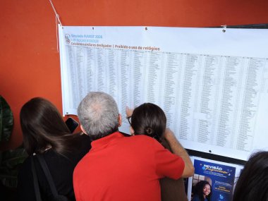 Sao Paulo (SP), 10 / 18 / 2025 - 1000 civarında öğrenci Butanta kampüsü ve diğer USP birimlerindeki USP Eğitim Fakültesi 'nde 90 soruyla Fuest 2026 deneme sınavına girdi. (Leandro Chemalle\ Yeni 2))     