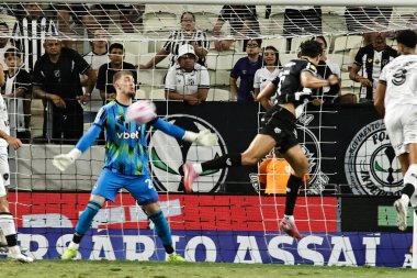 fortaleza (ce), 10 / 19 / 2025 football / ceara vs botafogo - Céara (ce) ve Botafogo (rj) arasında oynanan maçta oyuncular pedro Raul ve leo, 2025 Brezilya şampiyonluk serisinin 29. turu için geçerlidir. (Ic moreira\ yeni2)