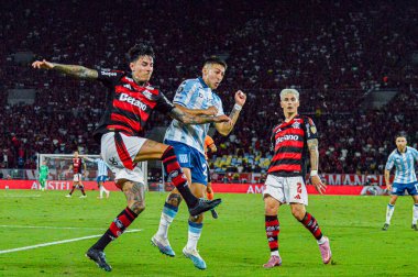 rio de Janeiro (rj), 10 / 22 / 2025 - sport / libertadores / brrazil / flamengo / rj - player erick pulgar, flamengo ve yarış arasındaki maç sırasında, Maracana Stadyumu 'nda düzenlenen libertadores 2025 yarı final için geçerlidir. (Gabby costa\ the newws2)
