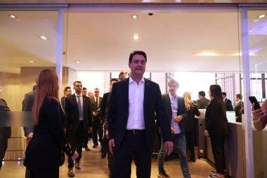 Sao Paulo (sp), 10 / 22 / 2025 - Parana valisi Ratinho junior, b3 genel merkezinde paranagua Pr limanına erişim kanalı için yapılan açık artırmalara katılıyor (leco viana / theenews2)