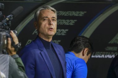 Sao Paulo (SP), 30 Ekim 2025 - Palmeiras ve LDU Quito arasındaki maçta Koç Tiago Nunes, Conmebol Libertadores yarı finalinin ikinci ayağı (leco viana / theenews2)
