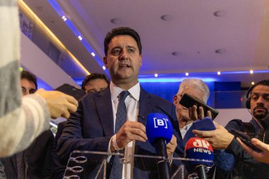 Sao Paulo (SP), Brezilya 10 / 30 / 2025 - Parana Valisi, Ratinho Junior ve Brezilya Ulaştırma Bakanı Renan Filho, Parana (PR) entegre otoyollarının açık artırmasına katıldılar (marcelo estevao / thenews2)