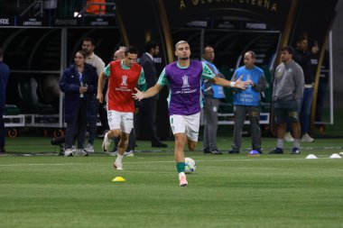 Sao Paulo (SP), 10 / 30 / 2025 - Andreas Pereira, Palmeiras ve LDU Quito arasındaki maçtan önce Conmebol Libertadores yarı finalinin ikinci ayağı (leco viana / theenews2)