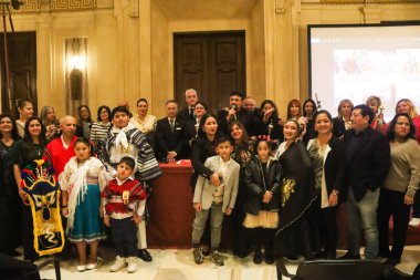 Milan (İtalya), 10 / 31 / 2025 - İtalya 'da yaşayan yabancılar için ödül töreni, L' Oscar dell 'Integrazione Europeo, 