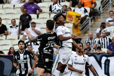 Fortaleza (CE), 02 / 11 / 2025 Football / Ceara vs Fluminense - Players Zanocelo ve John Kennedy, Ceara ve Fluminense arasındaki maçta, 2025 Brezilya Şampiyonası Serie A 'nın 31. turu için geçerlidir. (Ic moreira\ yeni2)