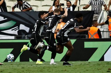 Fortaleza (CE), 02 / 11 / 2025 - Oyuncu Galeano 2025 Brezilya Serie A şampiyonasının 31. turu için geçerli olan Ceara ve Fluminense arasındaki maçta golünü atıyor ve kutluyor. (Ic moreira\ yeni2)