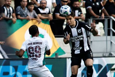 Fortaleza (CE), 02 / 11 / 2025 - 2025 Brezilya Serie A şampiyonasının 31. turu için geçerli olan Ceara ve Fluminense arasındaki maçta John Kennedy ve Zanocelo. (Ic moreira\ yeni2)