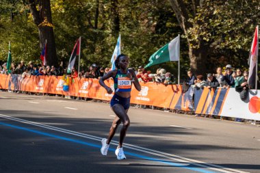 TCS NYC Maratonu 2025. 2 Kasım 2025, New York ABD. Dünya New York 'ta dönüyor. Dünyanın dört bir yanından binlerce sporcu, aile ve destekçi 2025 TCS New York City Maratonu için sokaklara döküldü. (Jeff Rivera / Newws2)