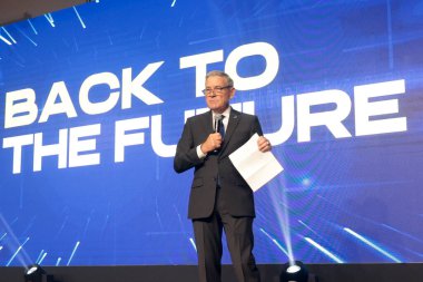 Mogi das Cruzes (SP), 03 / 11 / 2025 ABD 'li eski astronot ve dört uzay görevinin emektarı Robert Donald Cabana, 36. Gezegen Kongresi' ne (leco viana / theenews2)