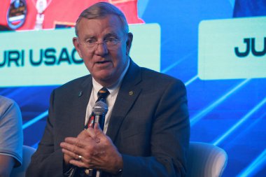 Mogi das Cruzes (SP), 03 / 11 / 2025 Paneli: Uluslararası Uzay İstasyonu (ISS) James Shelton Voss, Amerikalı astronot ve beş uzay görevinin emektarı, 36. Gezegen Kongresi 'ne (leco viana / theenews2)