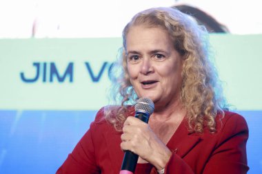 Mogi das Cruzes (SP), 03 / 11 / 2025 Paneli: Kanada Uzay Ajansı 'ndan mühendis ve astronot Julie Payette ile birlikte 36. gezegen kongresine (leco viana / thenews2)