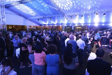 Sao Paulo (SP), Brezilya 03 / 11 / 2025 - Astronot Marcos Pontes, Senatör (PL), Sao Paulo 'daki Catavento Müzesi' nde (leco viana / thenews2)