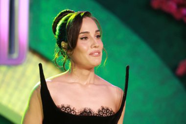 Sao Paulo (SP), 04 / 11 / 2025 - Wicked: Part II 'nin galasında Jon M. Chu (yönetmen), Jonathan Bailey (Fiyero), Cynthia Erivo (Elphaba), Suhai Music Hall' da rol aldı. (leco viana\ yeni2))