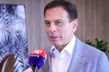 Sao Paulo (SP), 04 / 11 / 2025 - Sao Paulo 'nun eski valisi Joao Doria, LIDE genel merkezinde, Jardim Paulistano Mahallesi' nde LIDE Gayrimenkul seminerine katıldı. (Marcelo estevao.) (Yeni 2.)