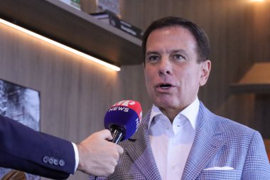 Sao Paulo (SP), 04 / 11 / 2025 - Sao Paulo 'nun eski valisi Joao Doria, LIDE genel merkezinde, Jardim Paulistano Mahallesi' nde LIDE Gayrimenkul seminerine katıldı. (Marcelo estevao.) (Yeni 2.)