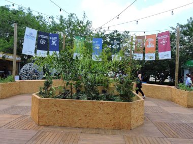 Sao Paulo (SP), Brezilya 04 / 11 / 2025 - Sao Paulo eyaleti valisi Tarcisio de Freitas, Villa Lobos Park 'ta (leandro chemalle / thews2) gerçekleşen SP + Verde Gündem Zirvesi' nin resmi açılışına katılıyor.)