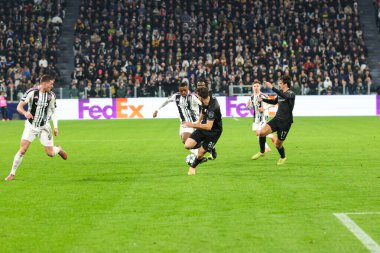 Torino (İtalya), 04 / 11 / 2025 - Şampiyonlar Ligi grup safhasında Juventus ve Sporting arasında oynanan maçın dördüncü turu için Allianz Juventus 'ta (edson de souza / theenews2)