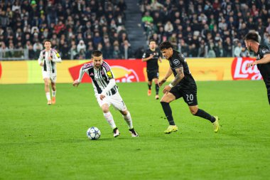 Torino (İtalya), 04 / 11 / 2025 - Şampiyonlar Ligi grup safhasında Juventus ve Sporting arasında oynanan maçın dördüncü turu için Allianz Juventus 'ta (edson de souza / theenews2)