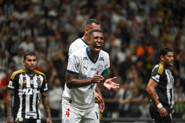 Belo Horizonte (MG), Brezilya 05 / 11 / 2025 Bahia oyuncusu Kanu, Atletico Mineiro ve Bahia arasında oynanan 2025 Brasileirao maçı sırasında Arena MRV Stadyumu 'nda (paulo ti / thenews2)