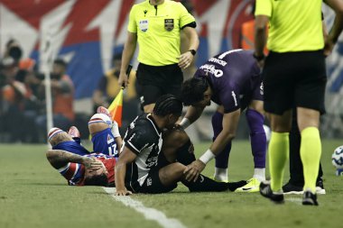 Fortaleza (CE), 06 / 11 / 2025 Oyuncular Adam Bareiro ve Fernando Sobral, Ceara ve Fortaleza arasında oynanan 2025 Brezilya Şampiyonası 32. turunda (Ic moreira / theenews2)