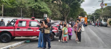 Sao Paulo (SP), Brezilya 06 / 11 / 2025 13-15 yaşları arasında altı genç klonazepam ile zehirlendikten sonra kurtarıldı. (oslaim brito / the newws2)